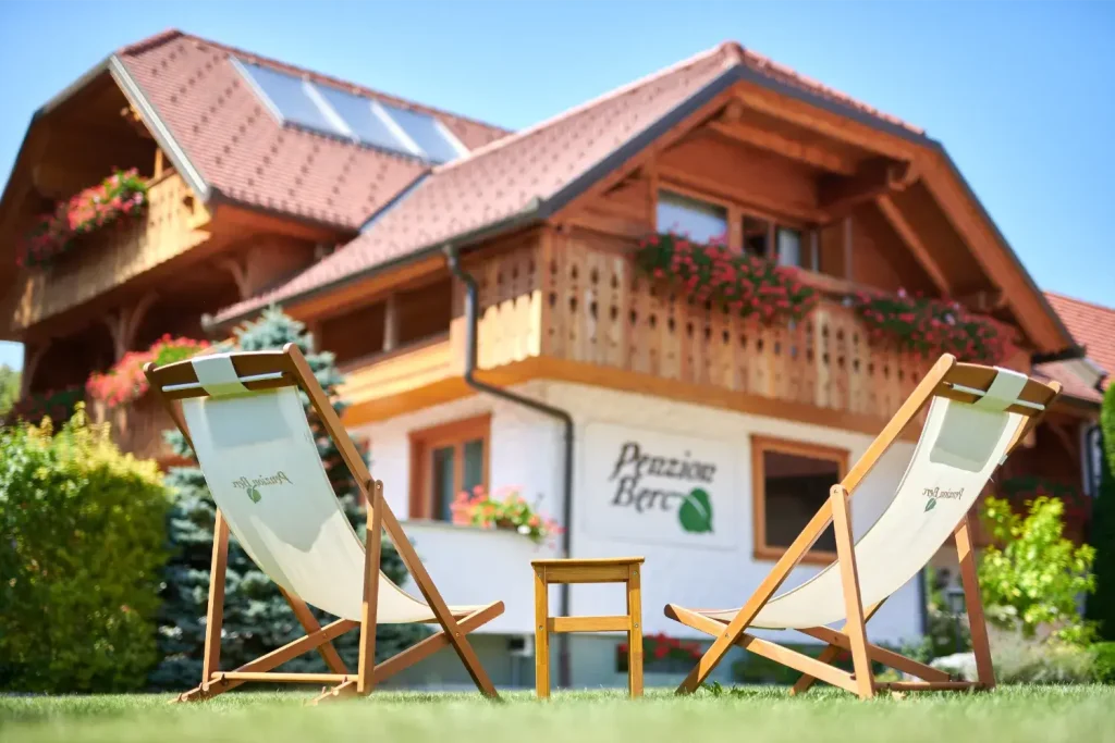 pogled na penzion berc slovenija